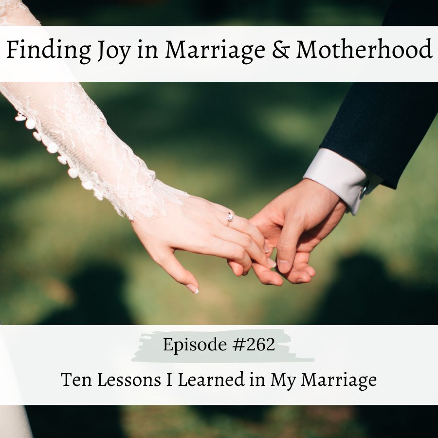 lessons I learned in marriage